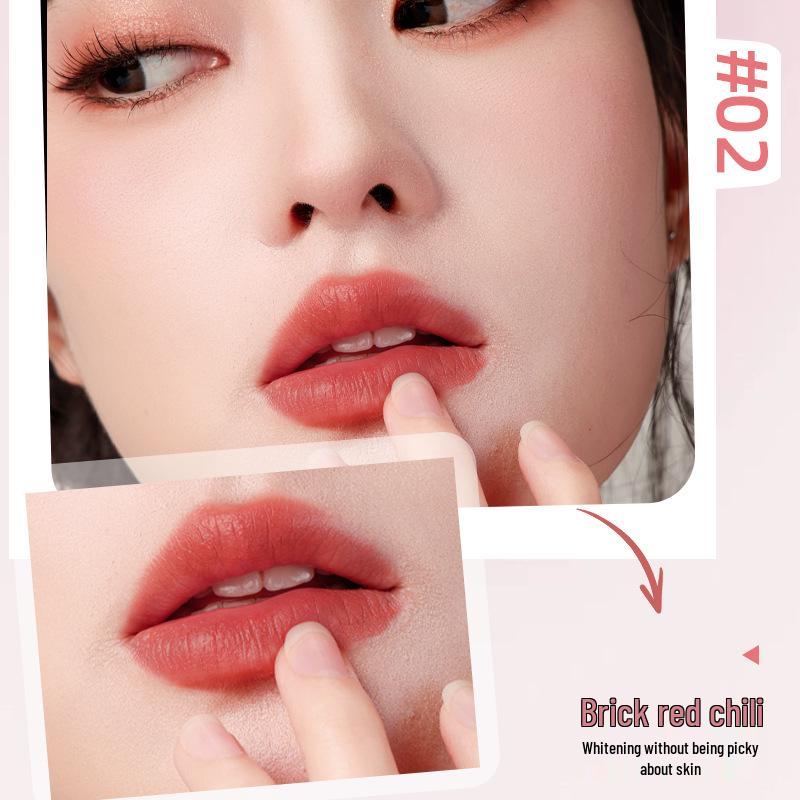 Ya Qinuo Lip Powder Cream: Soft Mist Matte Lip Glaze, Smudge-resistant, Long-lasting, Natural Look Tint