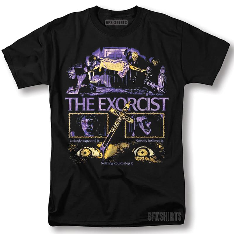 

The Exorcist Shirt Classic Horror Movie Vintage Graphic Design T-Shirt M