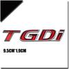 3D Metall T GDI Auto Kofferraum Aufkleber Für ix25 Tucson Shengda Modifiziertes High-End Abzeichen