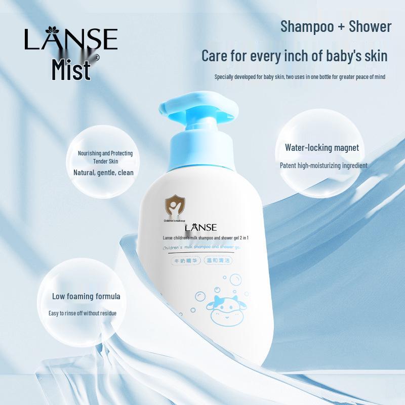 Infant & Toddler 2-in-1 Gentle Shampoo & Body Wash - Non-Irritating Children's Skincare.
