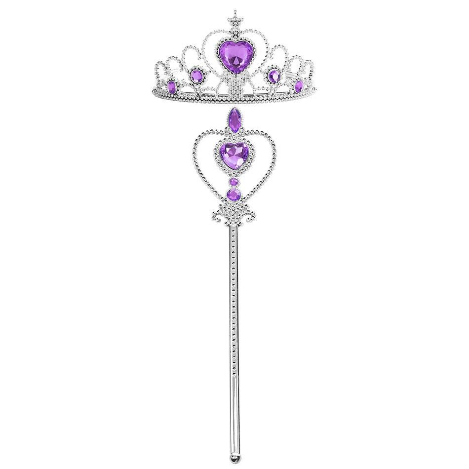 Accessori da Principessa Cosplay Gioielli per Bambini Collana Viola a Coda di Pesce Accessori