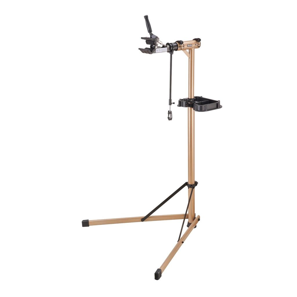 Bike Repair Stand 110 lb Adjustable Bicycle Maintenance Rack with Tool Tray