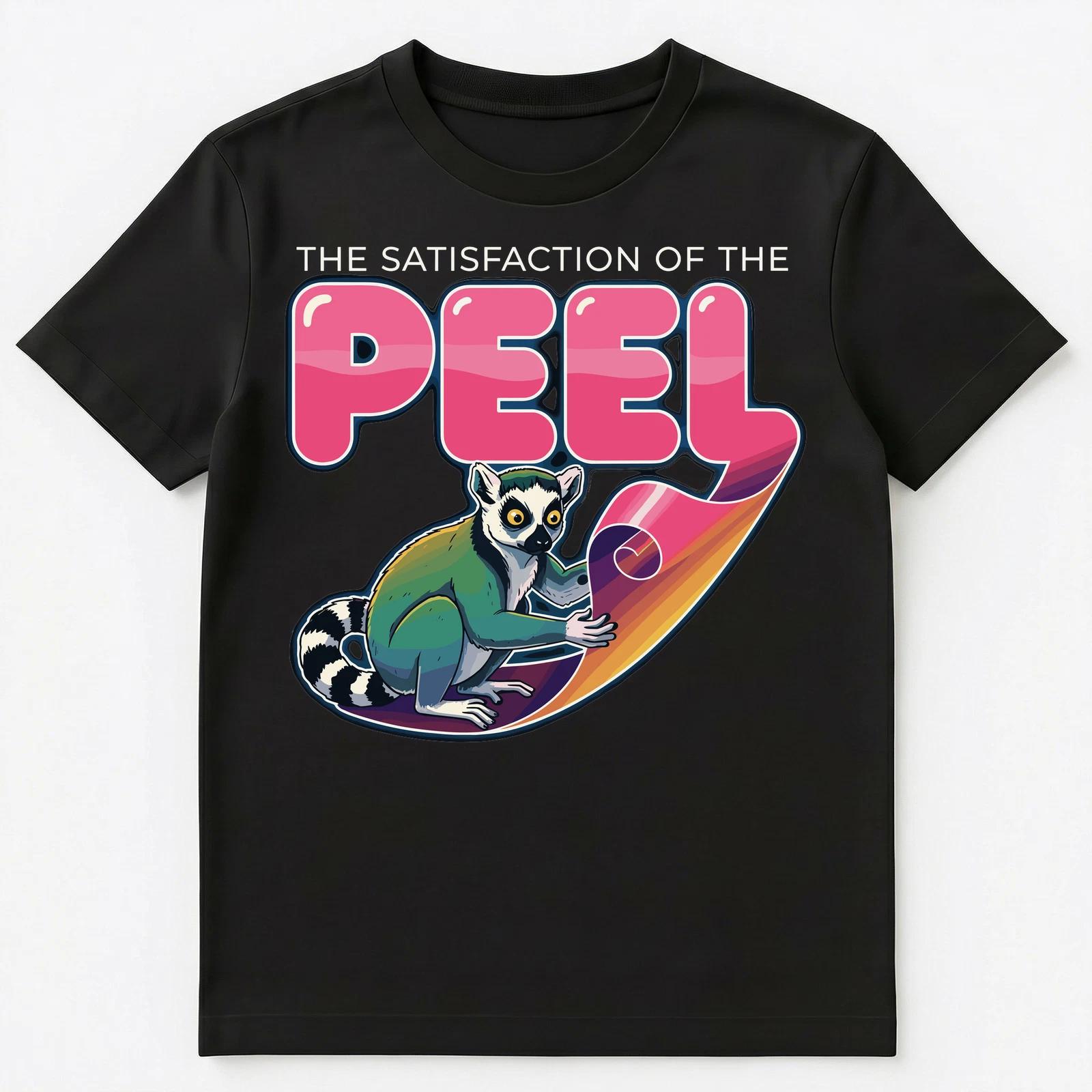 Lemur Enthusiast Satisfying Peel Experience Animal Unisex T-Shirt 3XL