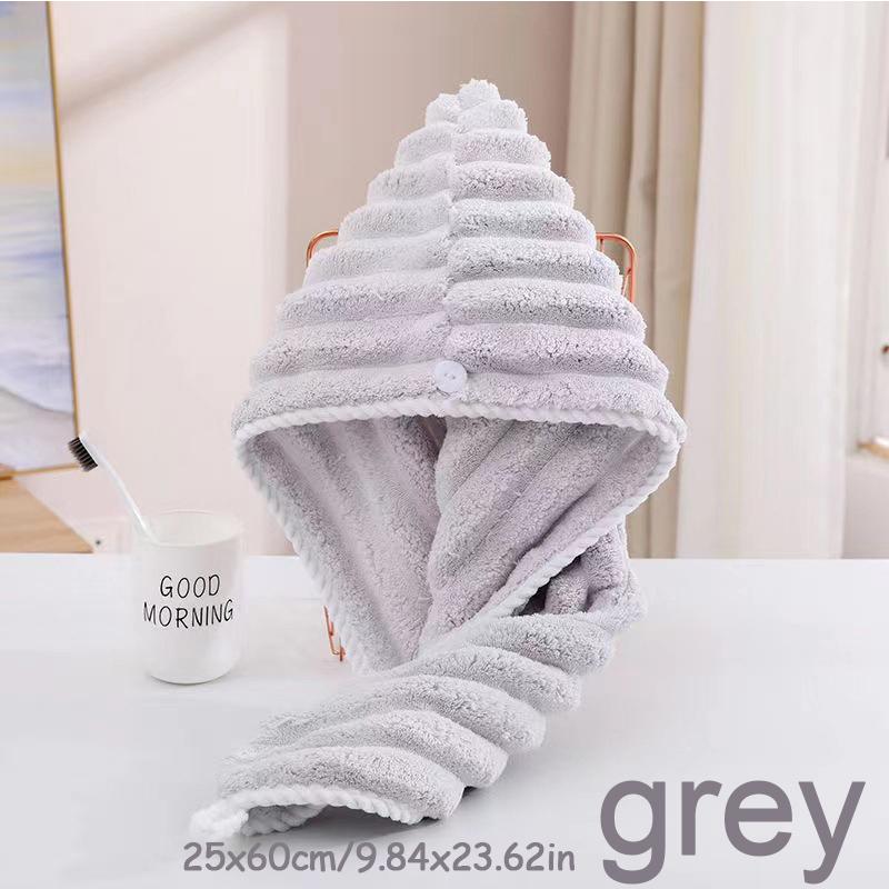 Ultra fine fiber towel wrapped and thickened Ladies' dry hair cap Thick and highly absorbent headscarf for wiping hair