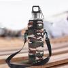 Outdoor Sports Water Bottle 1L Thermal Holder Bag Scald Proof Case Cover Sleeve with Strap