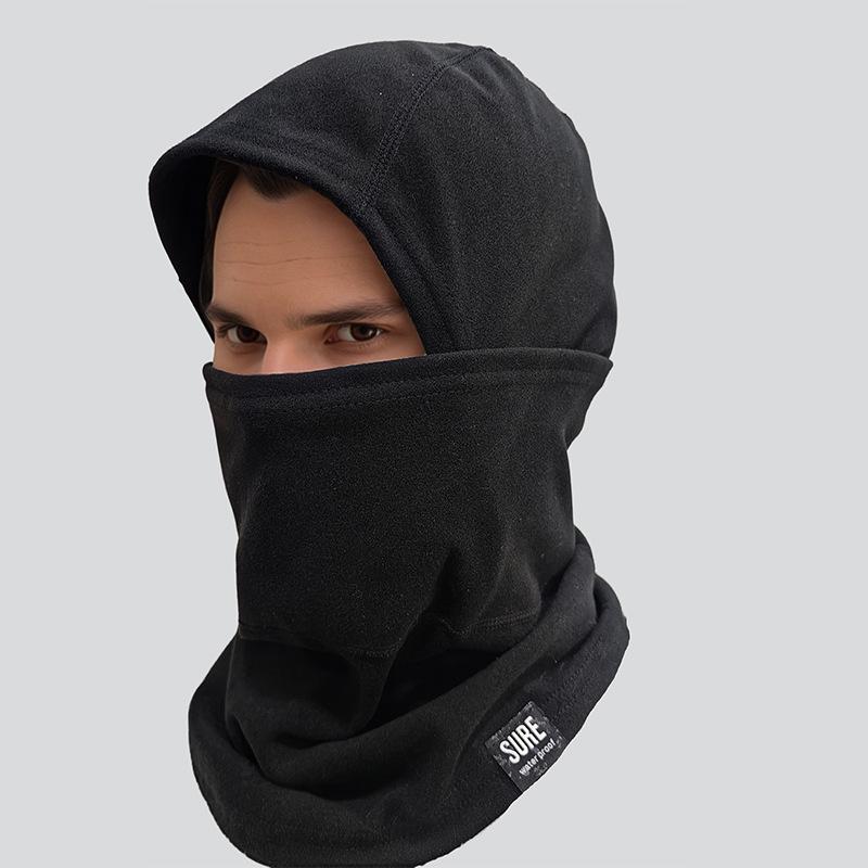 Winddichte Fleece-Sturmhaube: Warmer Outdoor-Radschal und Nackenschutz