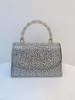 Elegant French Diamond Rhinestone Evening Handbag