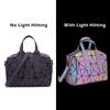Geometric Luminous Shoulder Bag Reflective Geometric Cross Body Bag PU Bag for Women