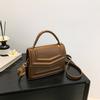 Women'S Bag Small Square Bag Press Shell Versatile Shoulder Bag Foreign Style Handbag Fashion Messenger Bag