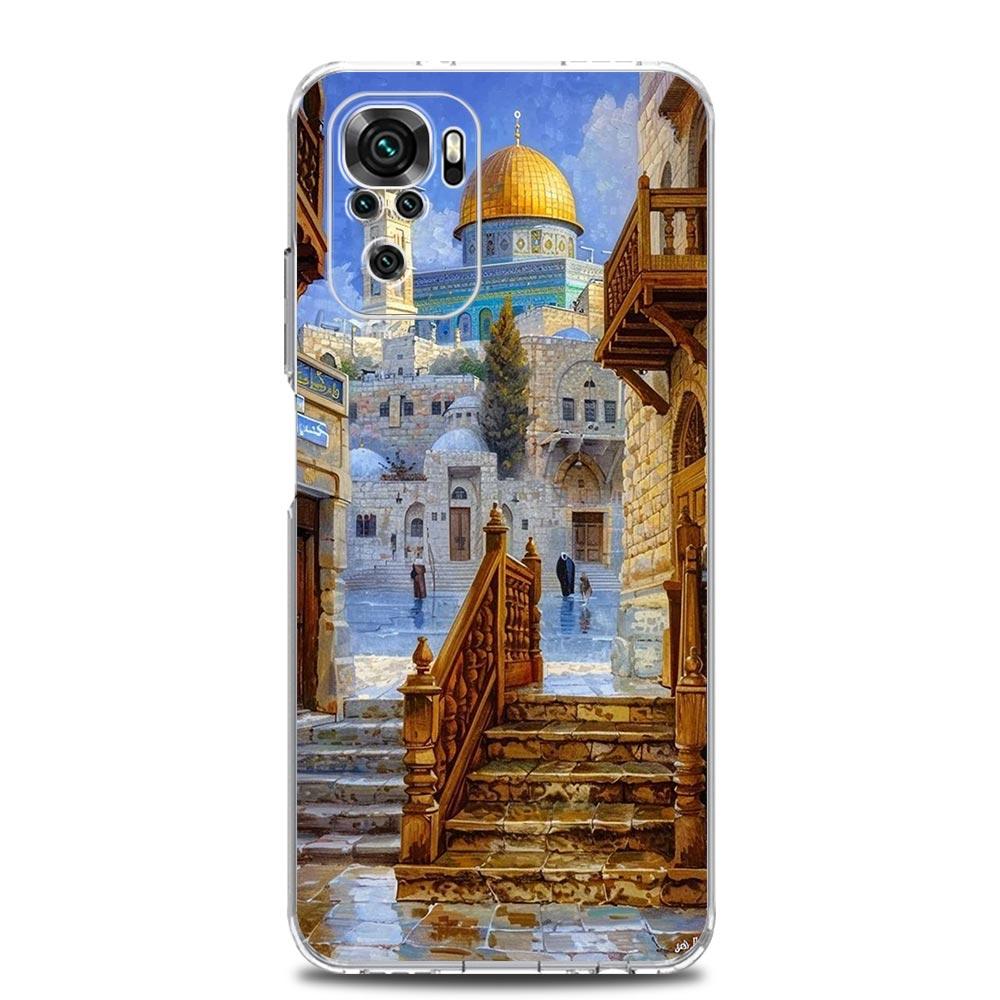 Jerusalem Building Soft TPU Phone Case For Xiaomi Redmi Note 15 14 13 12 4G 10 11 Pro Plus 5G 14C 13C 12C 10C 9A Cover