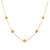 Vnox Multiple Styles Stainless Steel Necklace For Women, Heart Flower Star 18K Gold Plated Choker Accessories Charms Jewelry