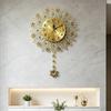 Modern Wall Clock Luxury Decorative Wall Watch Silent Aesthetic Pendulum Clock Minimalist Elegant Living Room Watches Home Decor