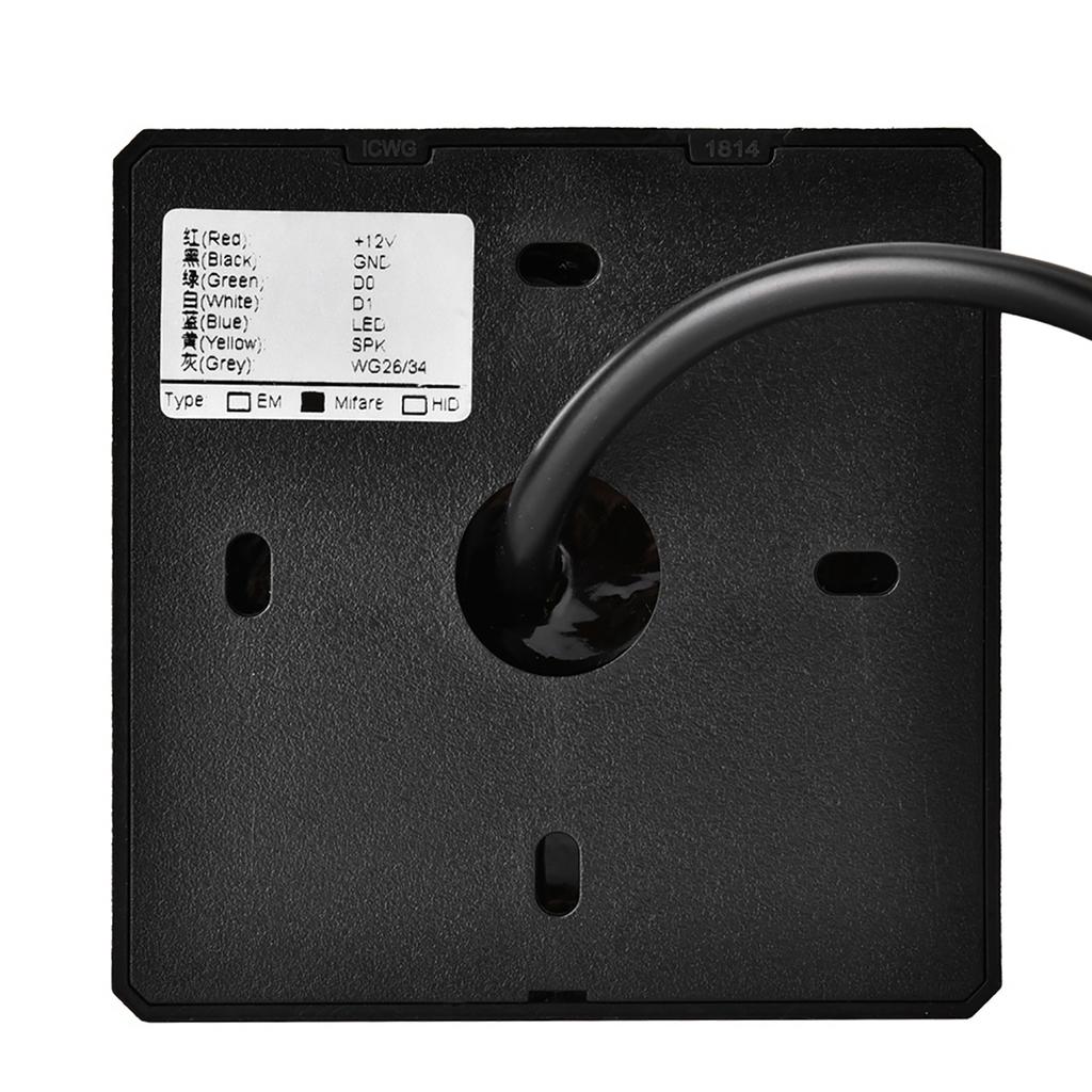 Wasserdichter RFID 125 KHz/13,56 MHz Wiegand 26/34 Zutrittskartenleser (IC-Leser)