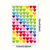 20 Sheets Colorful Alphabet Number Heart Star Dot Stickers Self-Adhesive Scrapbooking Stickers for DIY Art Crafts Creative JXB