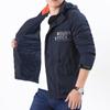 Hooded Large Size Jacket Men's Jacket Spring Autumn and Winter Jacket Men's Medium and Long Casual Outdoor