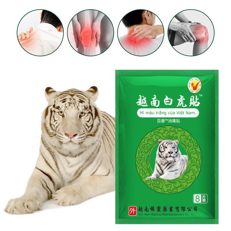 8/16/24/32/40/48 ks Vietnamská tygří náplast na úlevu od bolesti ramene, krku, zad kolenního kloubu, úleva od bolesti svalů, zdravotní péče