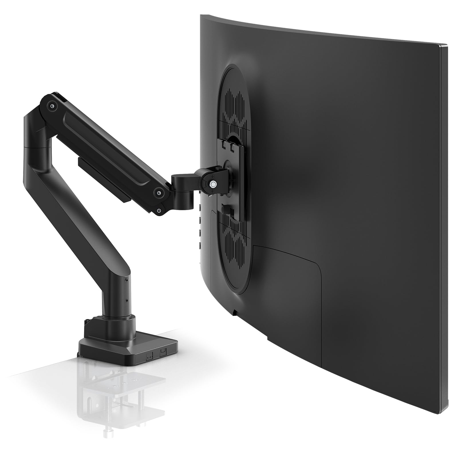 

ACCURTEK Monitor Compatible with Load Capacity Gas Spring Compatible with VESA Standard Black Arm, 49-inch Monitors, 20kg, Type, 5-Axis Adjustment, чёрный