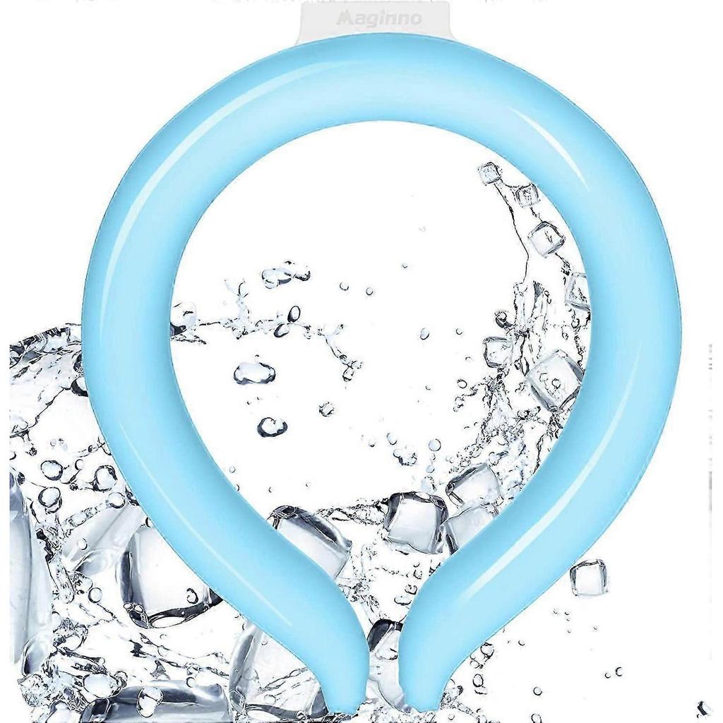 Neck Cooling Ring, Neck Cooling Tube, Wearable Cooling Tube Cool Neck Wraps for Extremely Hot Summer Cold Ice Pack Gel