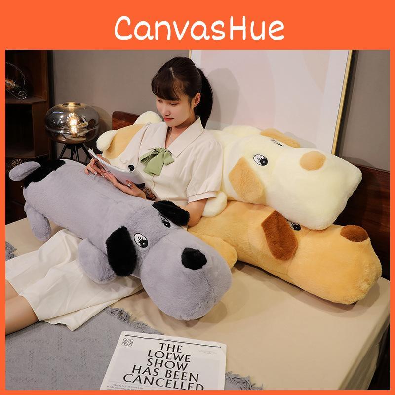 Dog Throw Long Pillow Stuffed Toy Bed Doll With Bedcloth Children Birthday Gift