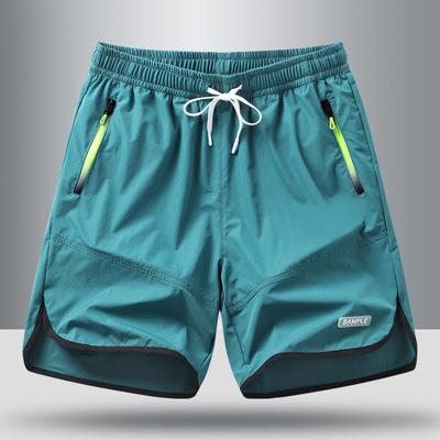 Sommer Eis Seide Shorts für Herren Outdoor-Sport, Locker und Lässig, Dünn, Schnelltrocknend, Atmungsaktive Strandhosen, Paar Laufshorts