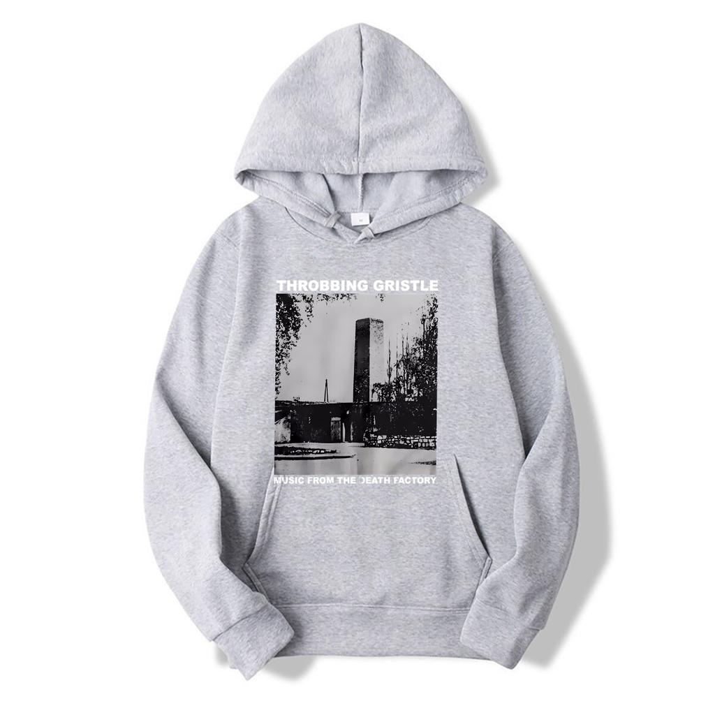 Throbbing Gristle Music From Hoodies Black Size S M L 234XL Cotton ZZ1247 Long Sleeves