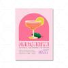 Vintage Manhattan Cocktail Art Prints Drinking Dry Martini Poster Margarita Gin Basil Smash Kitchen Bar Club Wall Decor Pictures