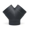 75mm Air Vent Ducting Y Piece Elbow Pipe Outlet Exhaust Connector For Eberspaecher Air For Diesel Parking Heater
