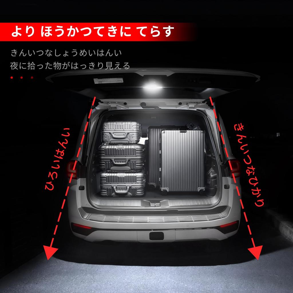 Electric Tailgate Footwell Light for 2021-2026 Toyota Land Cruiser 300 Series (LC300/J300). Features High-brightness LED Chips, Wide-angle Illuminatio