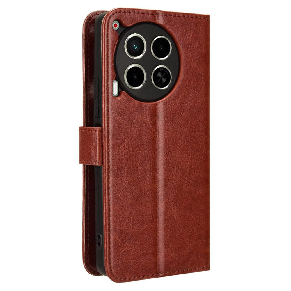 For TECNO Camon 30 4G/Camon 30 5G CL6/CL7 Phone Case Crazy Horse Texture Wallet Leather Cover