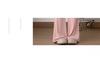 Women's High Waist Pink Ice Silk Sun Protection Flare Pants - Summer 2025 Slimming Casual Trousers