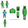Halloween Minecraft Creeper Kostuum Set Voor Kinderen 3 Delige Cosplay Set