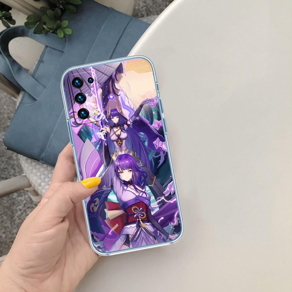 CJ60 Genshin Impact Case for LG K22 K30 K40 K40S K41 K42 K50 K50S K51 K51S K52 K61 K62 K71 K92 Q60 Q61 V40 V50 V60