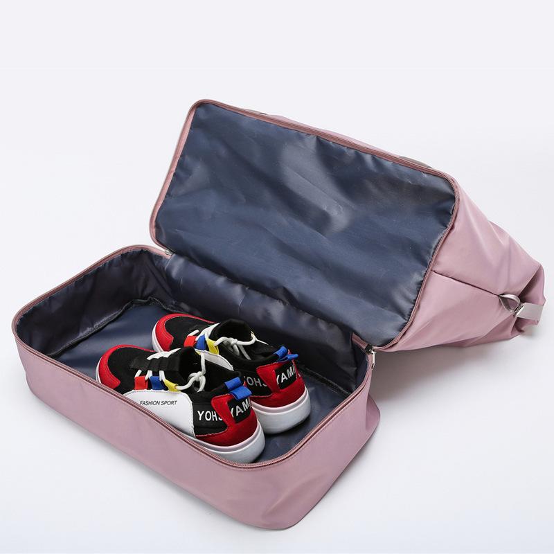 Travel Bag Women's Short-distance Portable Lightweight Maternity Bag Can Be Set with Trolley Case Student Large-capacity Luggage Storage Bag
