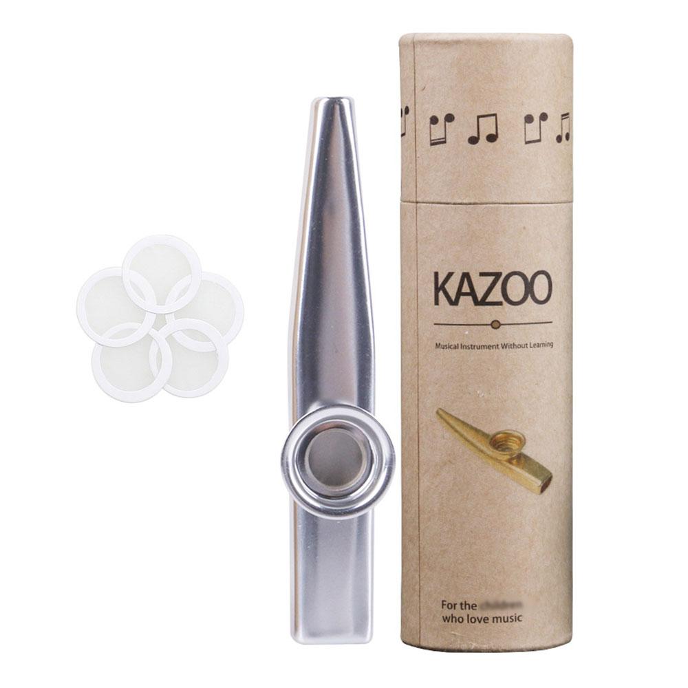 Exquisite Aluminum Alloy Kazoo with Storage Box- Suitable for Beginners Musical Instruments