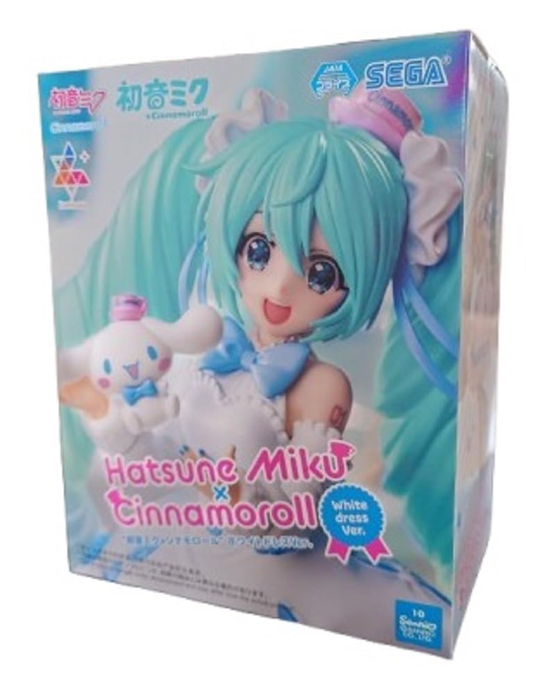 Luminasta Miku X White Dress Figure "Hatsune Cinnamoroll" Ver.