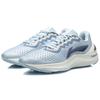 Li Ning Arashi Integrated Fabric Slip Resistant Abrasion Resistant Low Top Running Shoes Women's Sky Blue ARHQ068-1