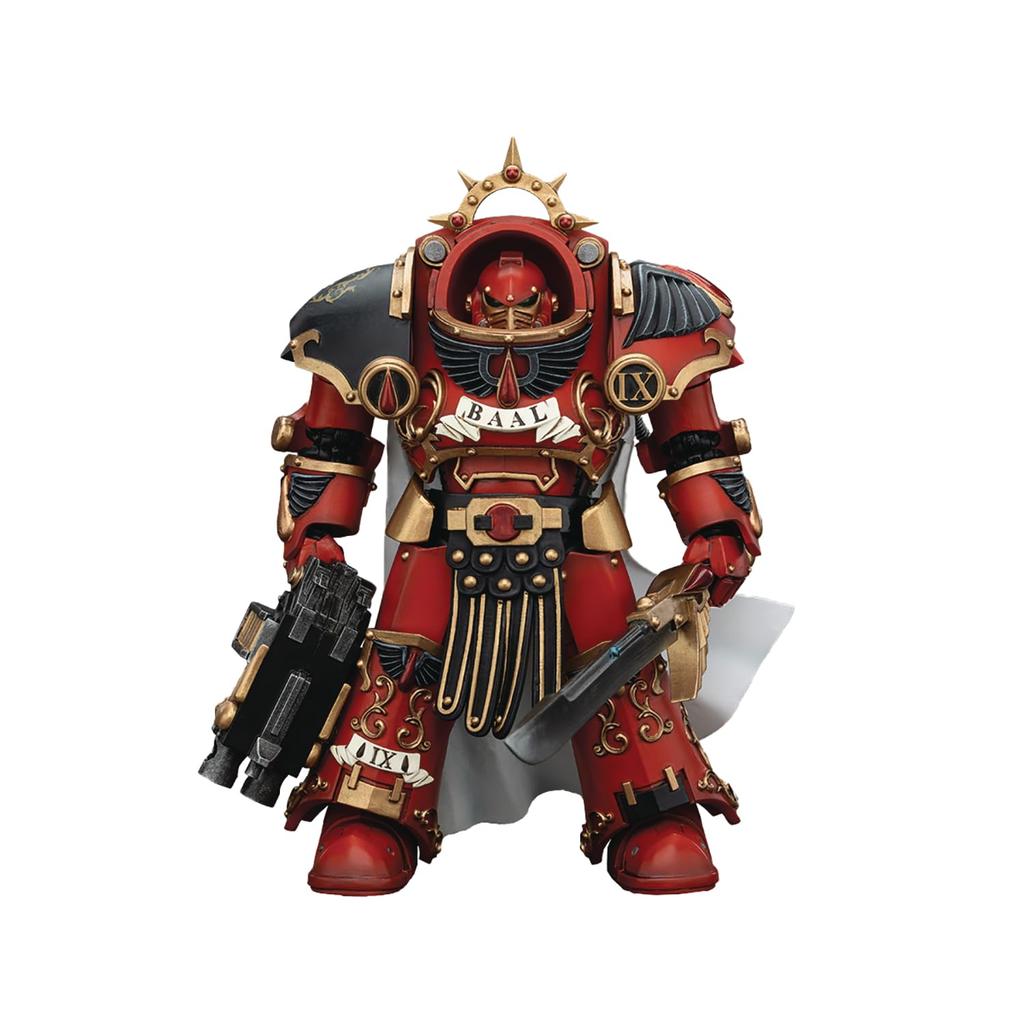 JOYTOY Warhammer Blood Angels Legion Praetor Tartarus Terminator Scale Action Figure 40,000 (with Armor) 1/18 (Assembled)