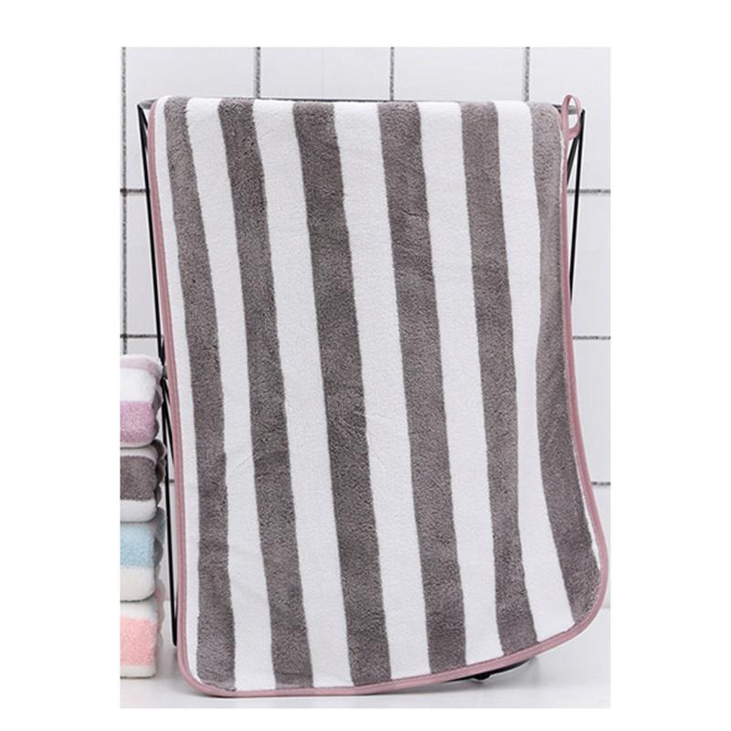 35x75cm Coral Velvet Polyester Brokátový ručník Měkký savý Pohodlný dárek Bytový textil Koupelnové potřeby