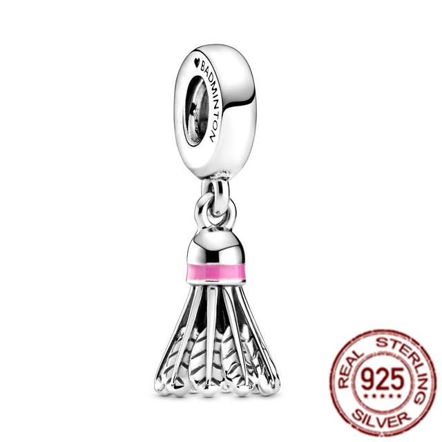 Fit Original Fasion Bracelet Bangle 925 Sterling Silver Balloon Beach &Parrot Dangle Charm Bead Diy Jewelry For Women Gift