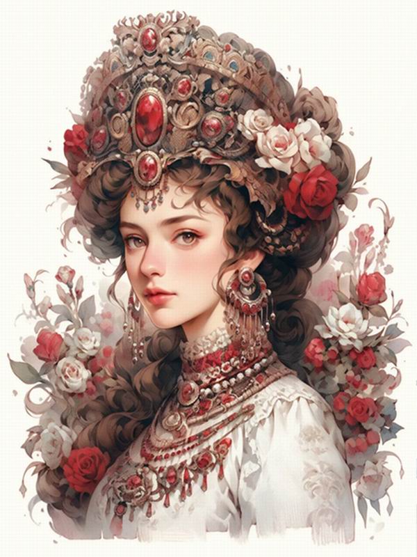 Elegant Women Diamond Painting New Arrivals Animals Diy Full Square Round Drill Rhinestone Embroidery Woman Lion Mosaic Cross Stitch Kits