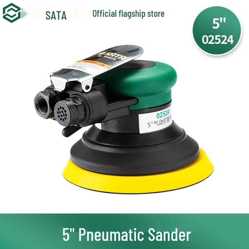 SATA 5-inch Pneumatic Sander/Polisher CN plug (adapter included)