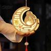 Handgefertigtes Papierlaternen-Bastel-DIY-Kit im chinesischen antiken Stil, handgehalten beleuchtbar mit LED-Lichterkette & traditionellem Quasten-Dekor, Hase Schmetterling Lotus