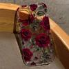 Vintage Rose Phone Case For iPhone 16 15 14 13 12 11 Pro Max XS X XR Plus Mini SE 2020 2022 Transparent Floral Coque Funda