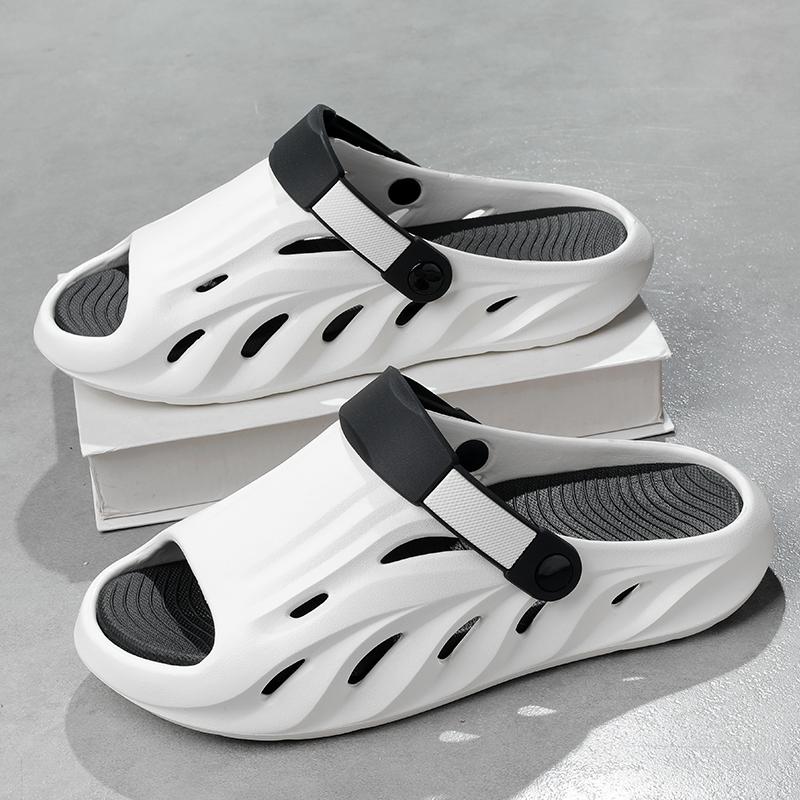 Fashion Men's Outdoor Sports Casual Slip-resistant Home Wear EVA Material Comfortable Slippers Fashionable Slides for Adults
