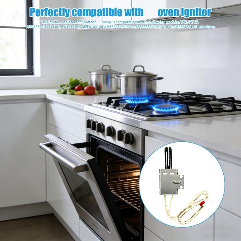 Igniter Replacement Set Electronic Igniter Plastic Electrode Ignitions Set Easy Installation Suitable for Gas Devices