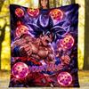 Custom Name Dragon Ball Super. Flannel Fleece Blanket Cozy Warm Throw Blanket For Couch Bed Travel All Season Use