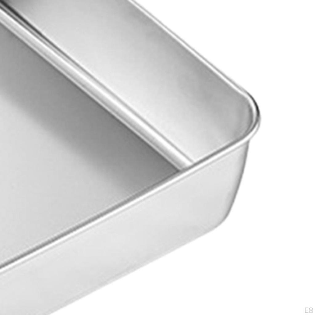 Lasagneform Backform Tiefe Seite Schwerlast Dicke Schale Rechteckig für Plätzchenblech