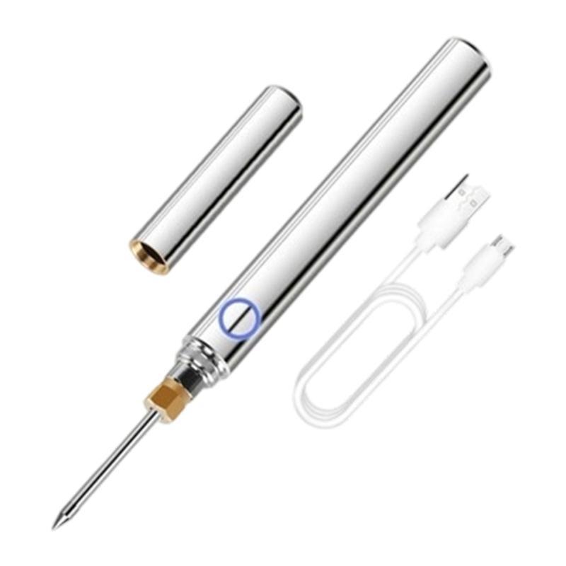 USB Rechargeable Cordless Soldering Iron Set Portable Welding Tool For Electronic Components And Household Repairs