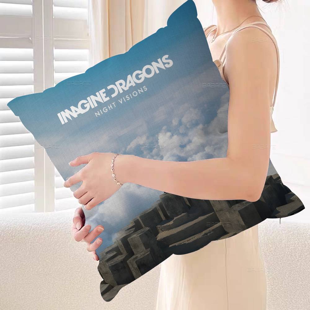 Popular Band IImagine Famous DDragons Pillow Cover Sofa Cushion Cover Home Room Decoration Children Gift