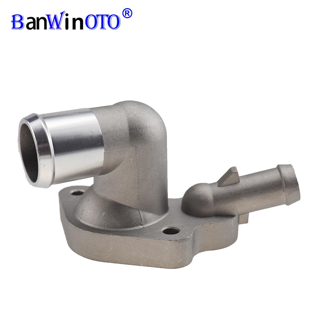11537512733 Capac de upgrade pentru carcasa termostatului de răcire a motorului din aluminiu, Flanșă de apă pentru lichid de răcire a motorului auto Pentru Mini Cooper 2002-2008